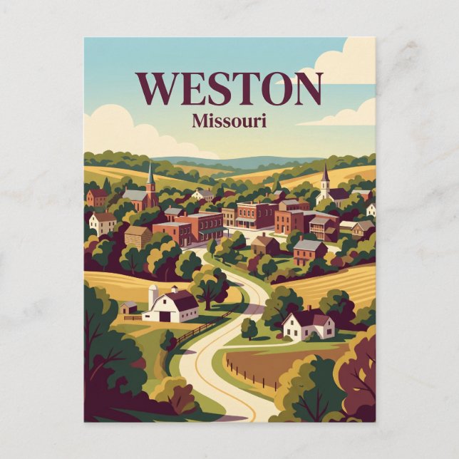 Weston, Missouri Vykort (Framsida)