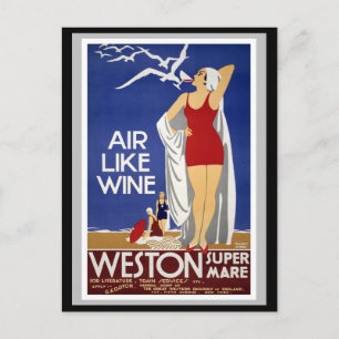 Weston Toppen Mare Vykort