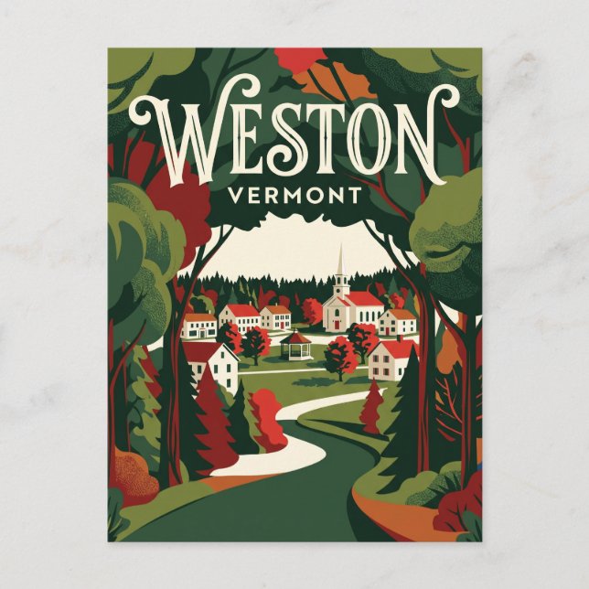 Weston USA Vykort (Framsida)
