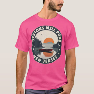 Westons Mill Pond New jersey Sunset T Shirt