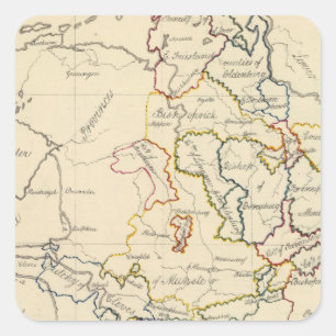 Westphalia Fyrkantigt Klistermärke