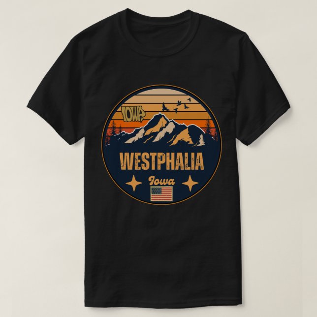 Westphalia, Iowa T Shirt (Design framsida)