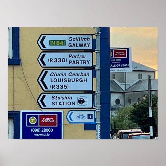 Westport County Mayo Ireland Europe Poster (Framsidan)