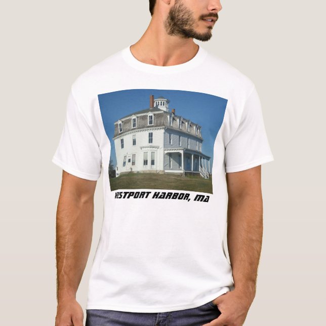 Westport hamn, Massachusetts Tee Shirt (Framsida)
