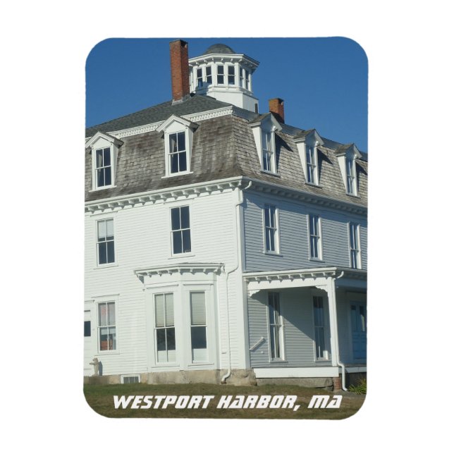 Westport Harbor, Massachusetts Magnet (Vertikal)