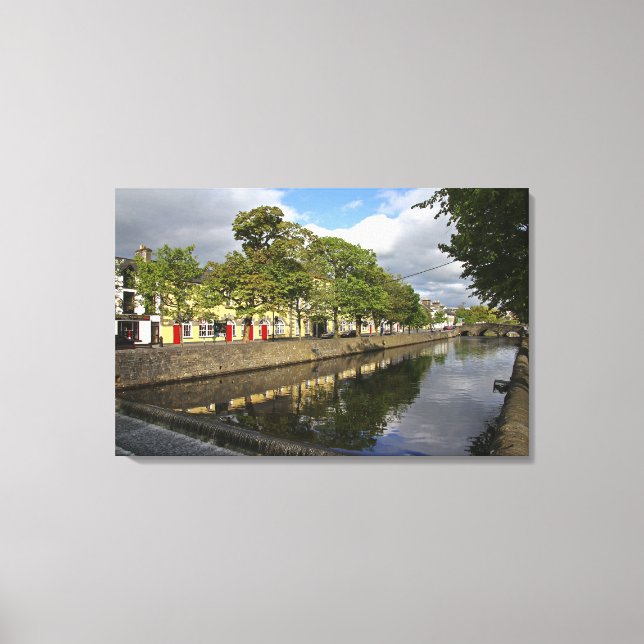 Westport, Irland. Atlantstaden Canvastryck (Framsida)