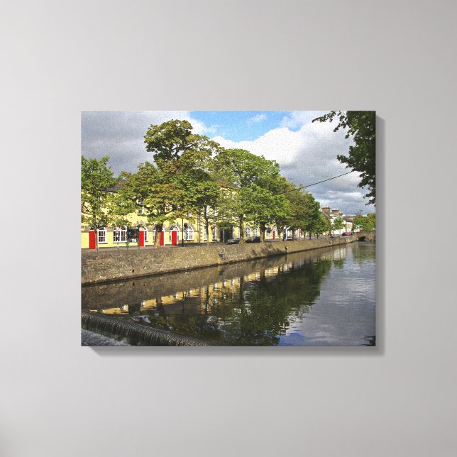 Westport, Irland. Den atlantiska staden Canvastryck (Framsida)