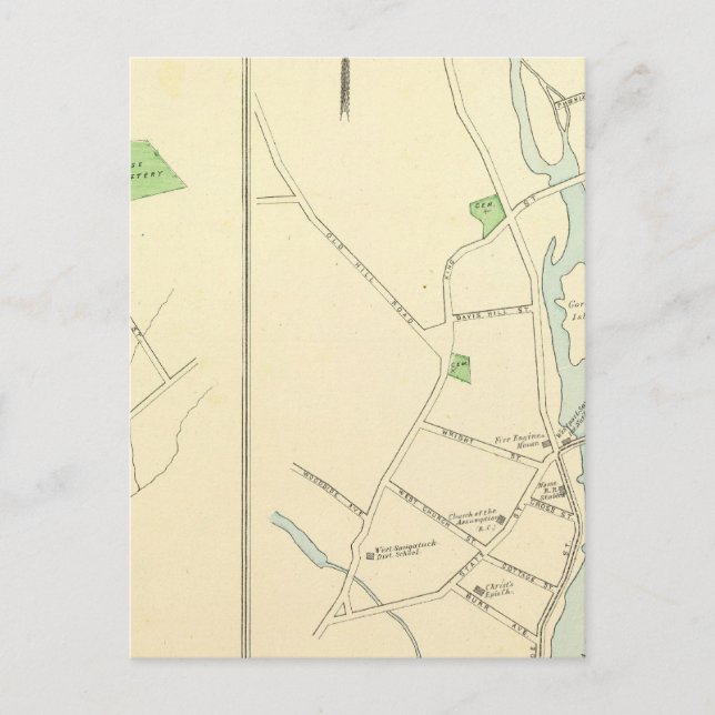 Westport, Sandy Krok, Rocky Glen Vykort (Framsida)