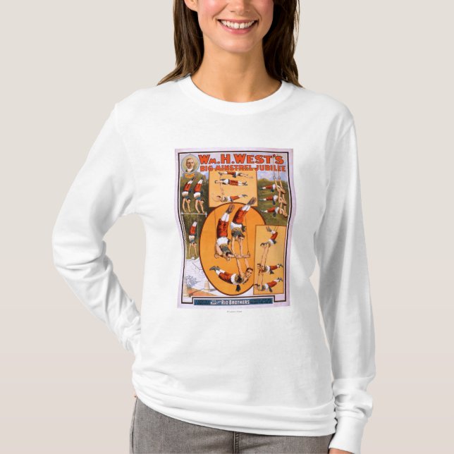 Wests stor bardJubileeGymnasts affisch Tee Shirt (Framsida)