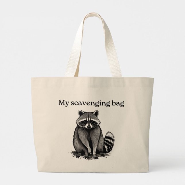 Westshore raccoon scavenger jumbo tygkasse (Baksida)