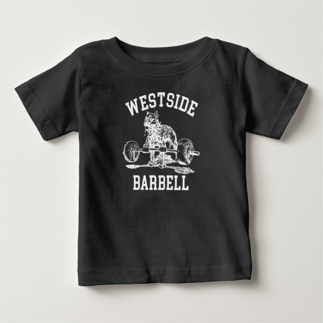Westside Barbell Gym Weight Lyfts Exercise Fitne T Shirt (Framsida)