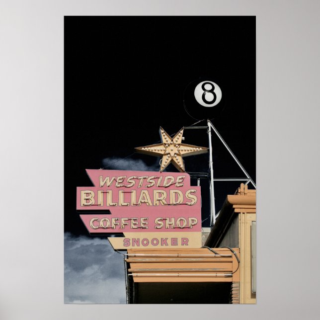 Westside Billiards Poster (Framsidan)