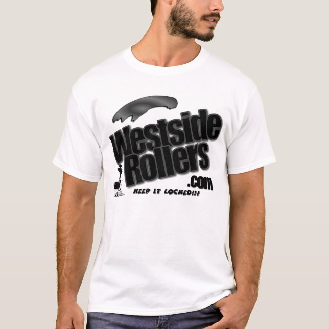 Westside Logo2-blck&wht Tee Shirt (Framsida)