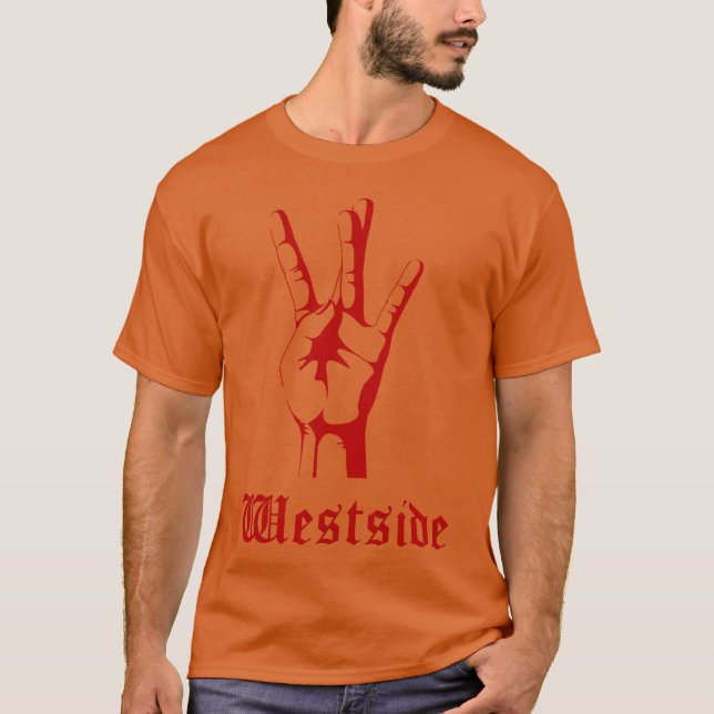 Westside röd pojke t shirt (Framsida)