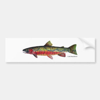 Westslope Cutmynning Trout; Bumper Sticker Bildekal