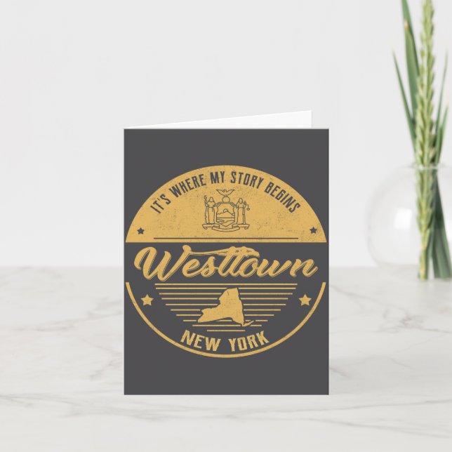 Westtown New York Its Where My Story Begins  Kort (Framsida)