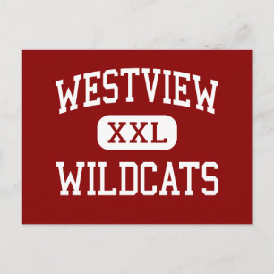 Westview - Wildcat - High - Portland Oregon Vykort