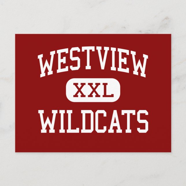 Westview - Wildcat - High - Portland Oregon Vykort (Framsida)