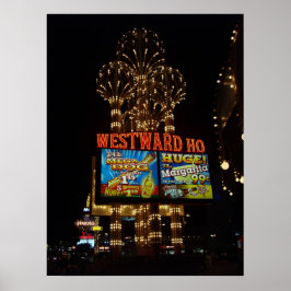 Westward Ho Las Vegas Poster Skriv ut