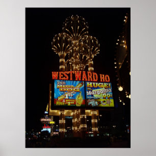 Westward Ho Las Vegas Poster Skriv ut