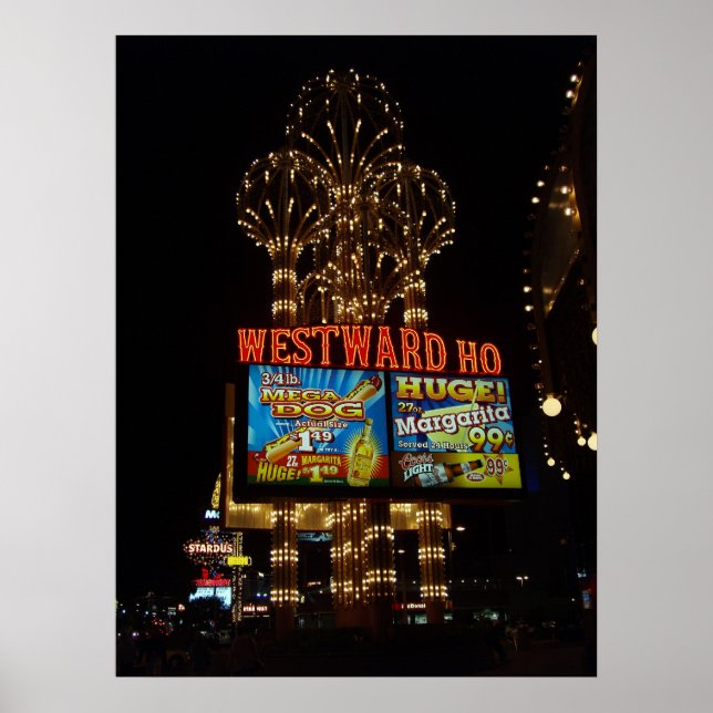 Westward Ho Las Vegas Poster Skriv ut (Framsidan)