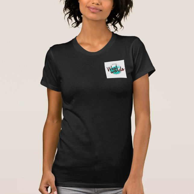 Westwords Reverse Chest Logotyp Shirt (kvinnans sl T (Framsida)