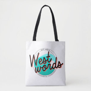 Westwords Tote (ljus/anpassade bakgrund) Tygkasse