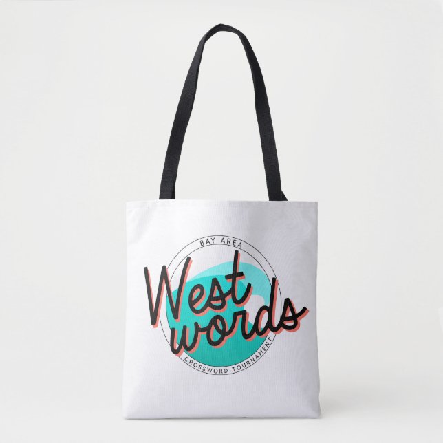 Westwords Tote (ljus/anpassade bakgrund) Tygkasse (Framsida)