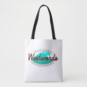Westwords Tote (ljus/anpassade bakgrund) Tygkasse