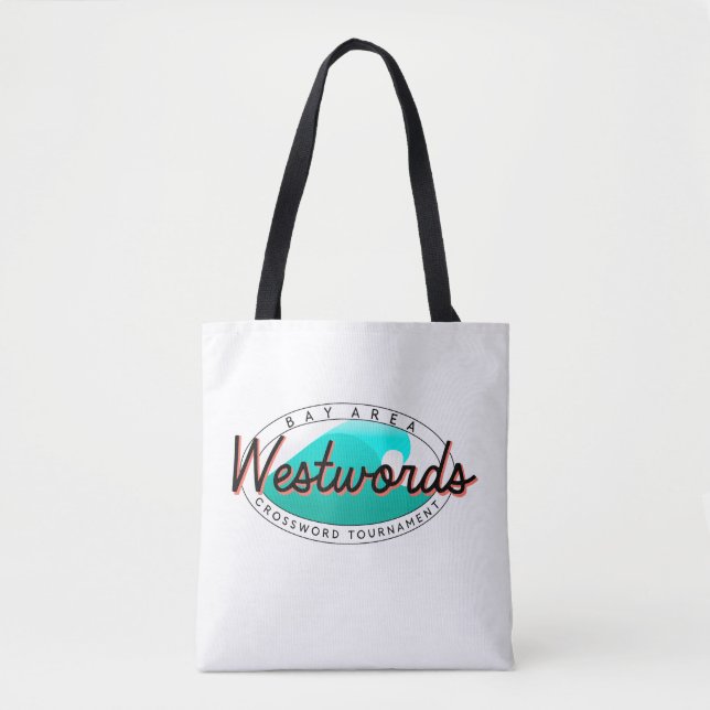 Westwords Tote (ljus/anpassade bakgrund) Tygkasse (Framsida)