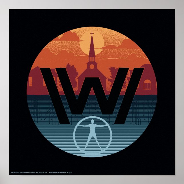 Westworld | Escalante Church Logotyp Poster (Framsidan)