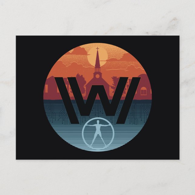 Westworld | Escalante Church Logotyp Vykort (Framsida)
