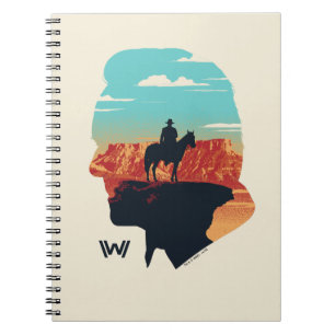 Westworld   Ford Silhouette of Man in Black Anteckningsbok