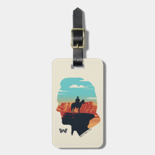 Westworld Ford Silhouette of Man in Black Bagagebricka