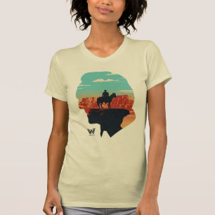 Westworld Ford Silhouette of Man in Black T Shirt