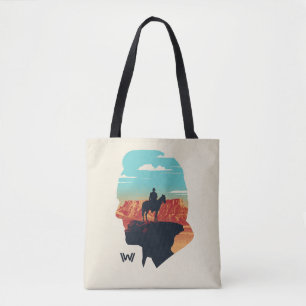 Westworld Ford Silhouette of Man in Black Tygkasse