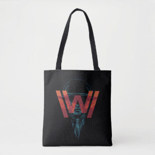 Westworld Logotypen i svart grafik Tygkasse