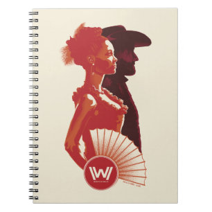 Westworld Maeve & Hector Stencil Porträtt Anteckningsbok