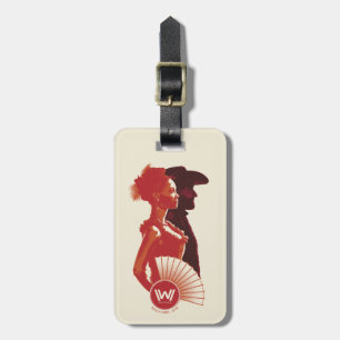 Westworld Maeve & Hector Stencil Porträtt Bagagebricka