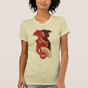 Westworld   Maeve & Hector Stencil Porträtt T Shirt