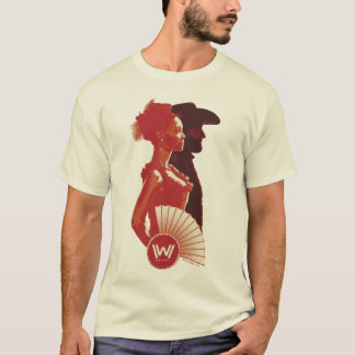 Westworld | Maeve & Hector Stencil Porträtt T Shirt