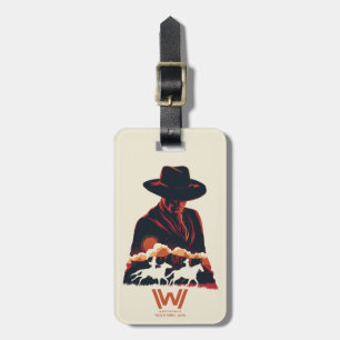 Westworld Man i Black Desert Silhouette Bagagebricka