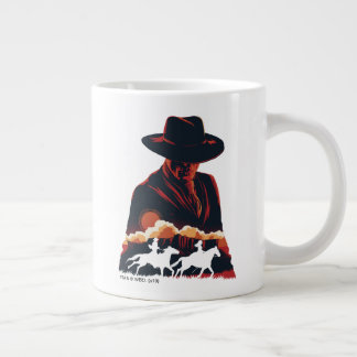 Westworld | Man i Black Desert Silhouette Jumbo Mugg