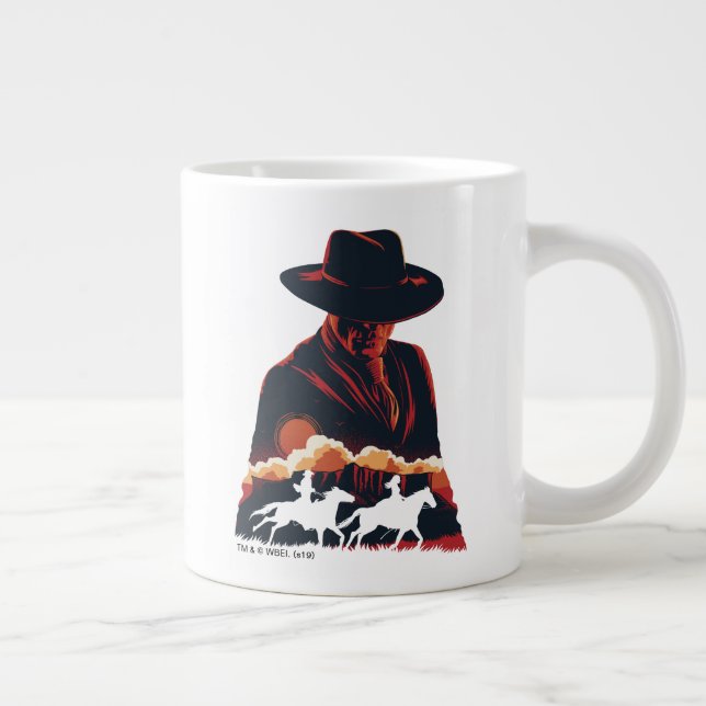 Westworld | Man i Black Desert Silhouette Jumbo Mugg (Höger)