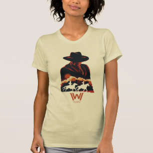 Westworld Man i Black Desert Silhouette T Shirt