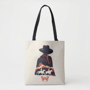 Westworld Man i Black Desert Silhouette Tygkasse