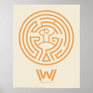Westworld   Maze-symbol Poster