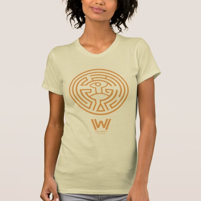 Westworld | Mazesymbolet T Shirt (Framsida)