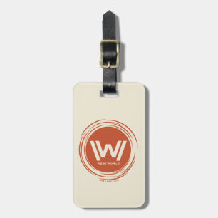 Westworld Stiliserad Logotyp Sol Bagagebricka