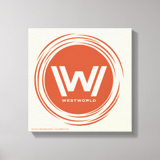Westworld | Stiliserad Logotyp Sol Canvastryck
